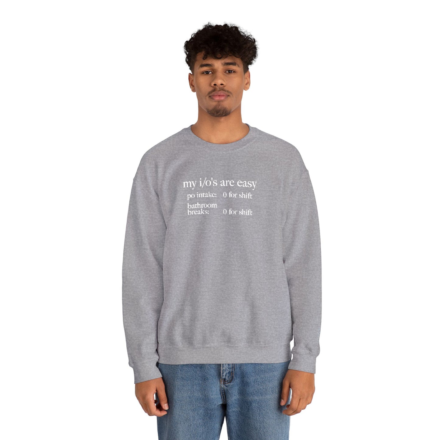 i/o's crewneck - soft shift co.