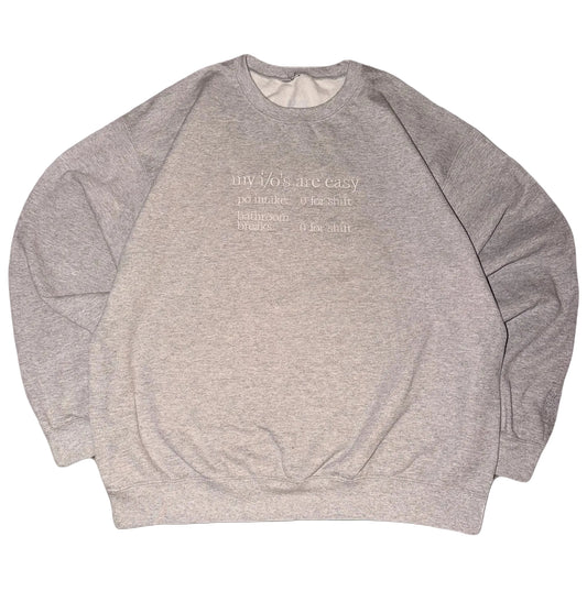 i/o's *embroidered* crewneck - soft shift co.