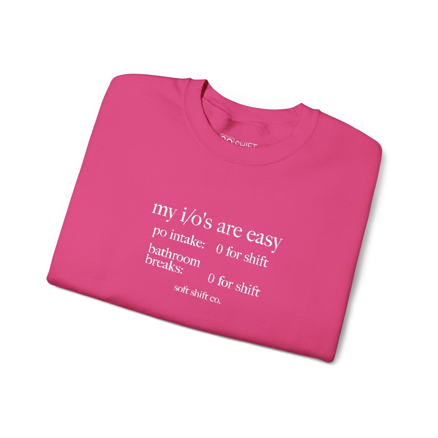 i/o's *embroidered* crewneck - soft shift co.