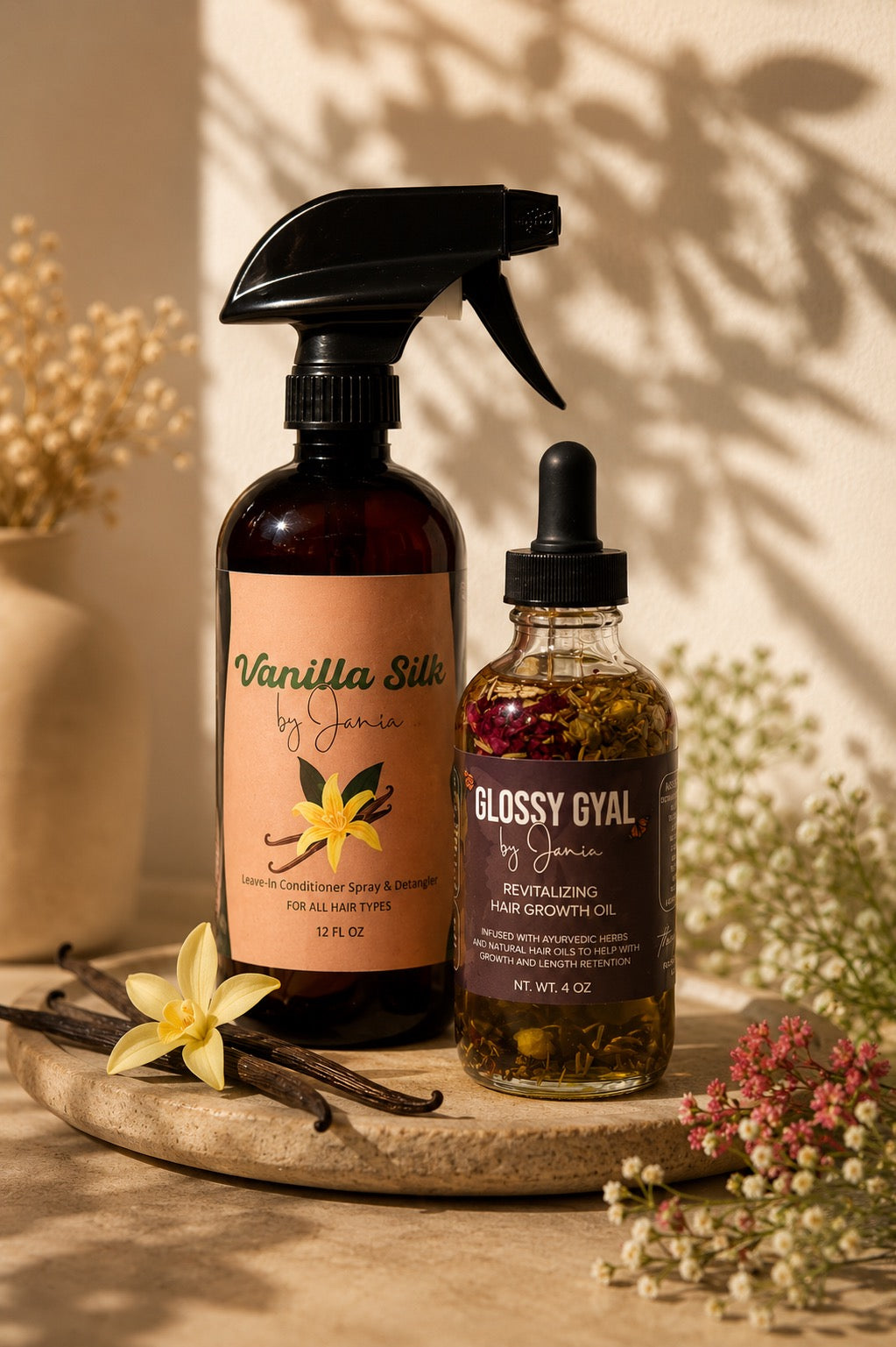 Vanilla Silk Leave In Conditioning Spray + Detangler *new*